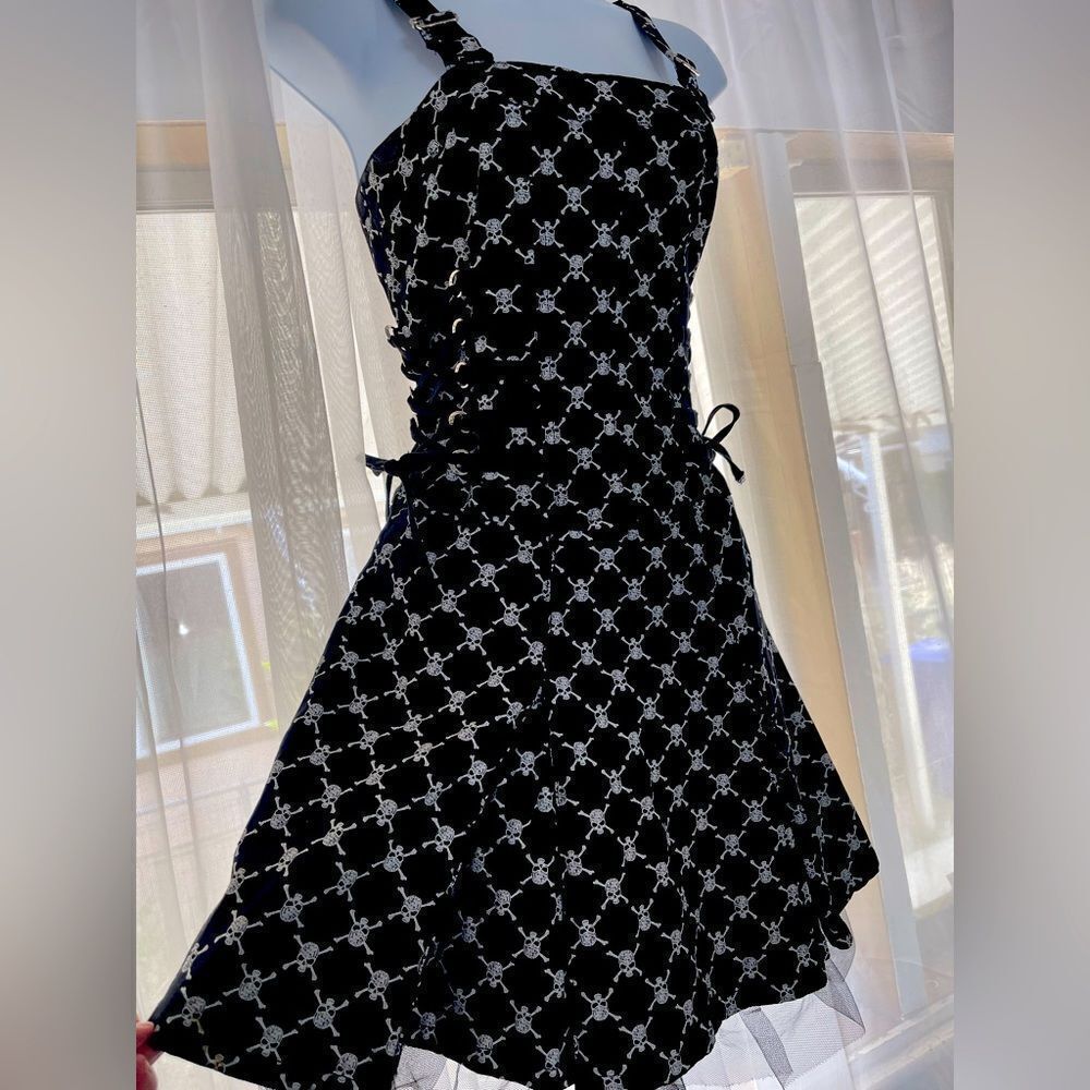 Tripp Skull and Cross Bones Print Dress - Picture 2 of 9